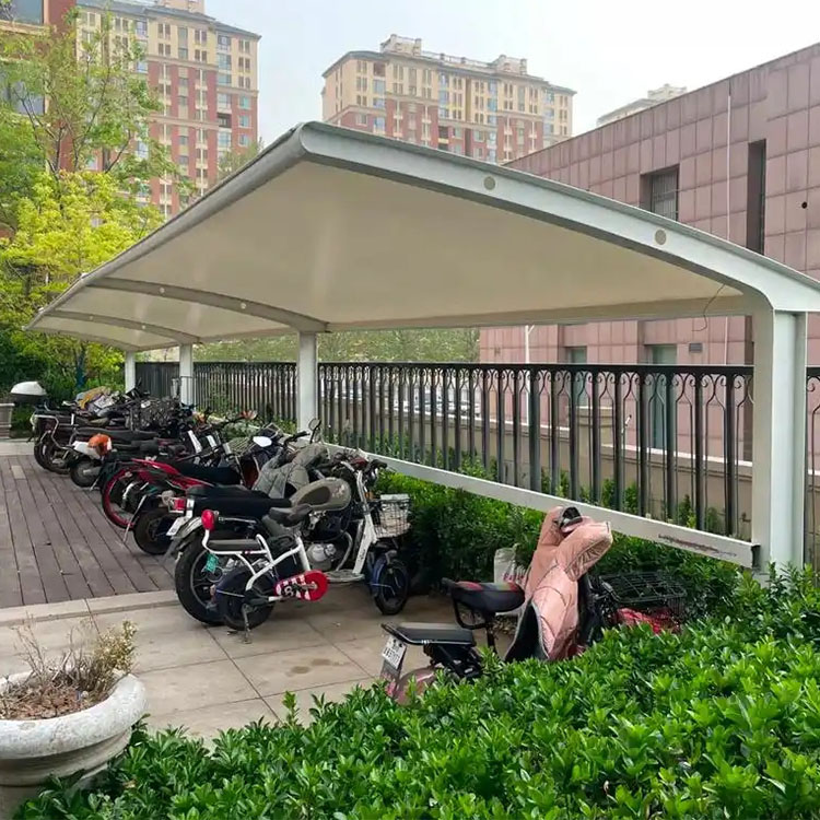 井冈山市膜结构电动车棚